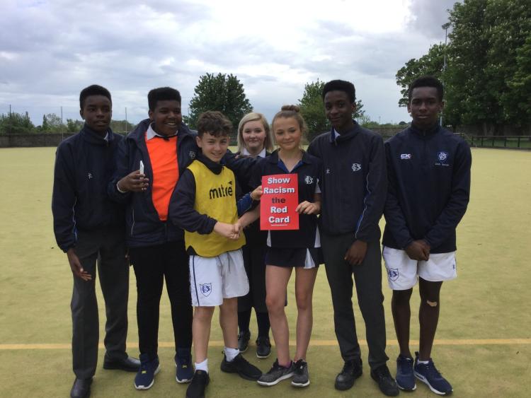 Dundalk Grammar School Students Show Racism the Red Card