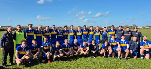 The winning Wolfe Tones squad on Sunday. Photo by Anthony Bravender