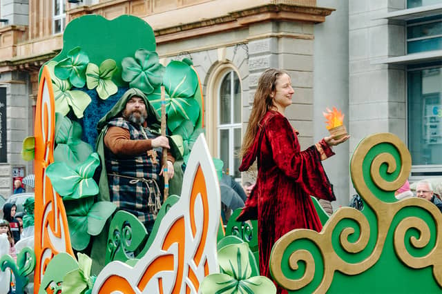 Photo from St Patrick's Day parade in Dundalk 2024
