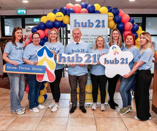 Hub 21 Staff and volunteers : Rebecca Treanor, Jenny Matthews, Mary Hall (Secretary), Martin McBreen (Chairperson), Pam Fausset, Caitriona Crosby, Denise Marron, Ciara Hardy