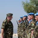 Irish peacekeepers on duty