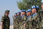 Irish peacekeepers on duty