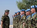 Irish peacekeepers on duty