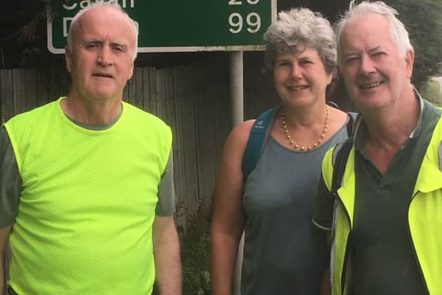 Day two saw them head to Pettigo, and onwards to Enniskillen on day three, travelling the same route as thousands of match-goers.