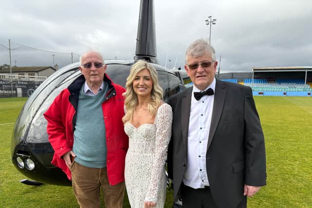 Bride's helicopter dash from Derry to Louth to see mum in hospital on ...
