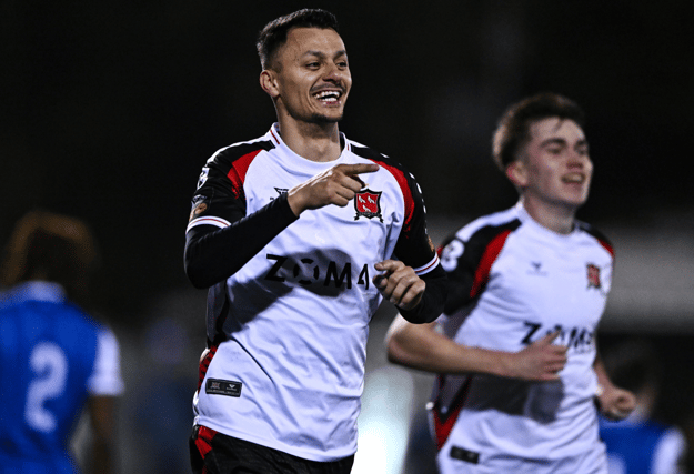 Striker Dean Ebbe scored a second-half brace for the Lilywhites. Photo by Ben McShane/Sportsfile