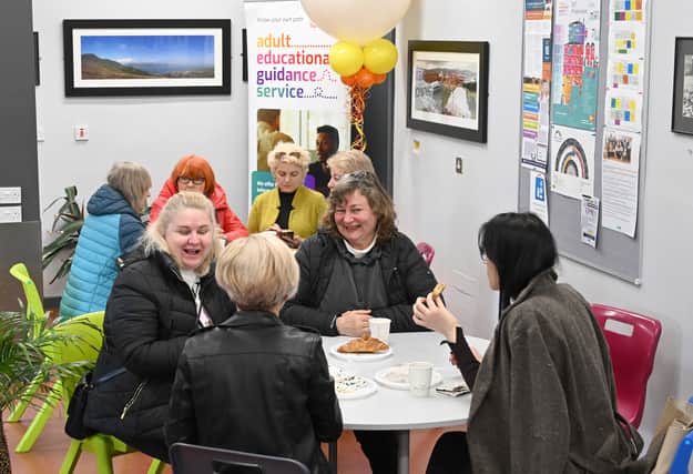 The VTOS Co -Ordinator Gareth Savage gave a short talk to some learners who will be ready to progress from ALS soon, so that they have all the information they need.