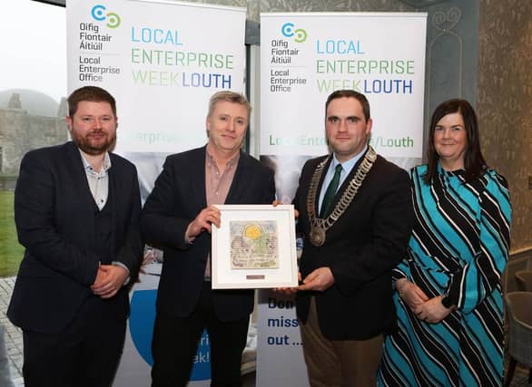 Pictured: Some of the team from moneysherpa, who were the overall winners and Best Established Business