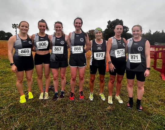 The North East Runners AC Women's team who took part in the championship