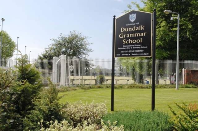 Dundalk Grammar School students protest against lack of Gaelic Games at the school