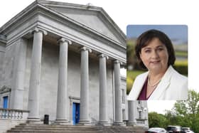 Minister of State Anne Rabbitte (inset) gave evidence during Friday's hearing at Ennis Courthouse