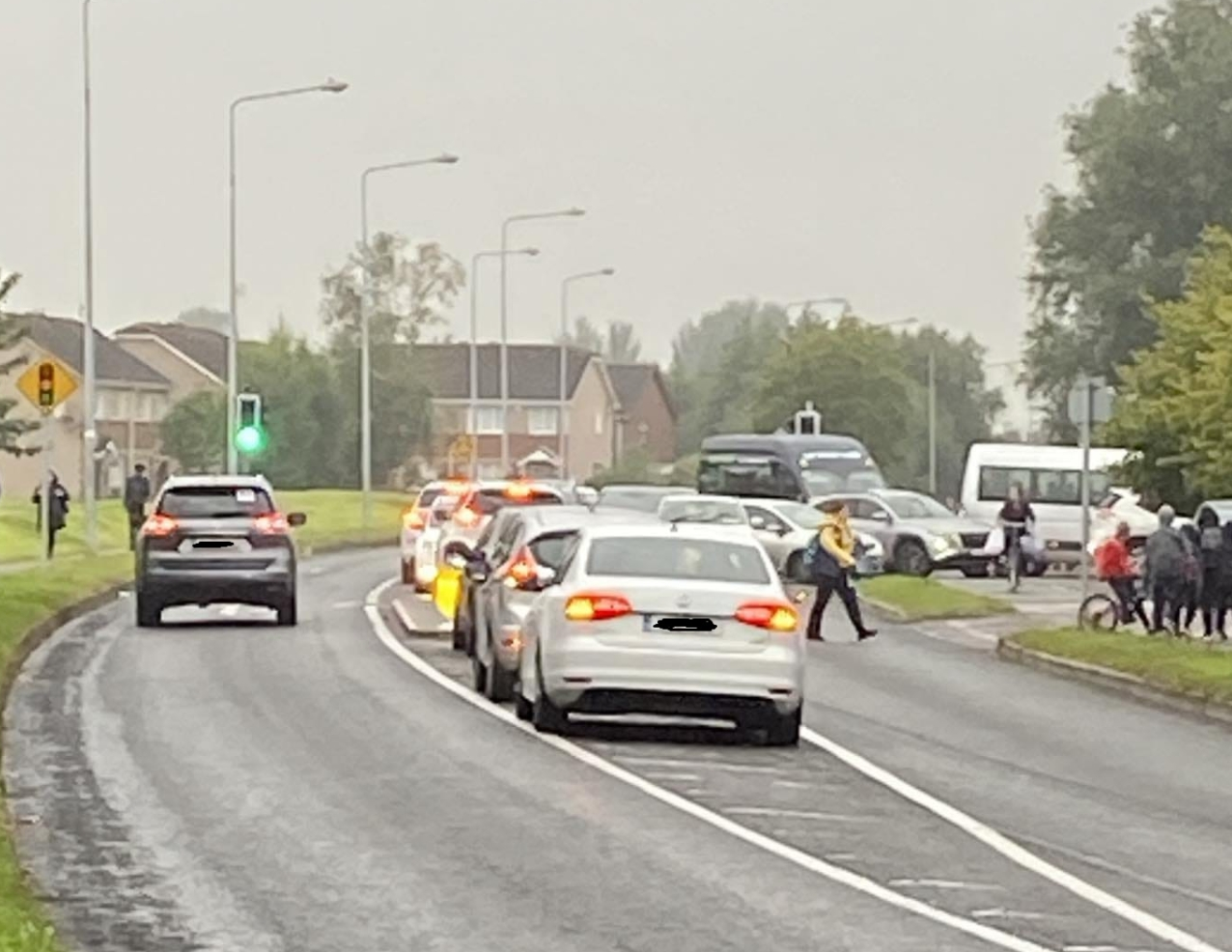 Cllr Robert Nash has called for bollards to be installed at the traffic island on Tom Bellew Avenue to stop cars from parking there