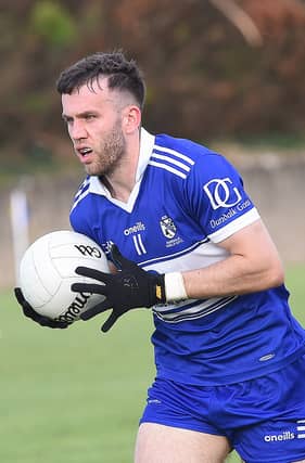 Seán Murray moving up field for Dundalk Gaels. Picture by Arthur Kinahan