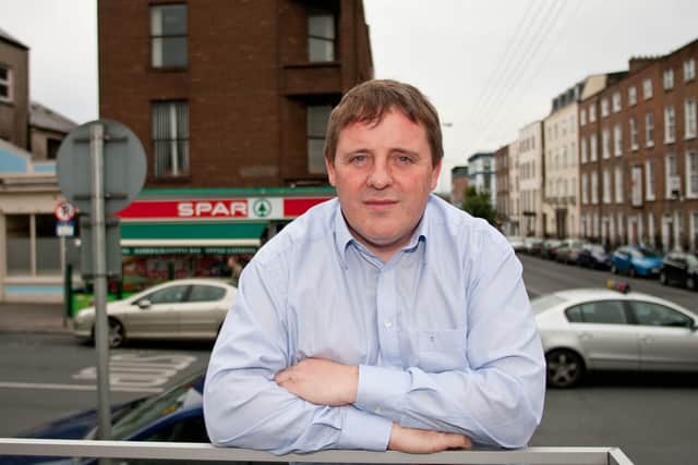 It was following this that the driver of the car got out, and shouted loudly at Mr Gleeson - pictured below - issuing a further threat to kill him.