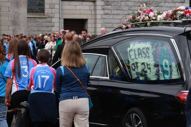 The funeral of Zara Murphy