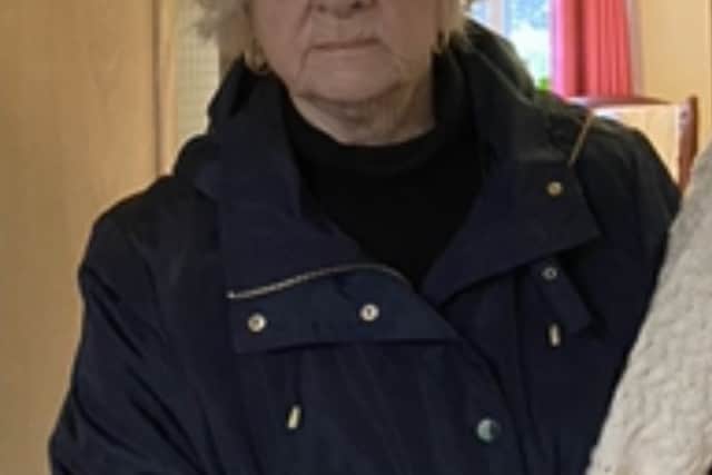 Teresa is approximately 5ft 2" with a slim build and short white hair. She was last seen around 7pm last Saturday evening at her home in Killina, Gort.