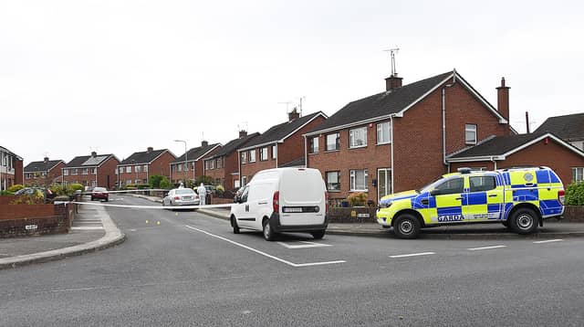The scene of the attack on Friday 3rd May