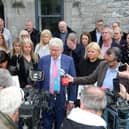 Aoife Johnston's family speaking to press following  the four-day inquest ay Kilmallock Courthouse | PICTURE: Brendan Gleeson