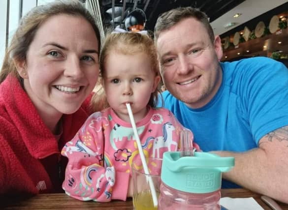 Joseph Woods, from Dundalk, who battled Hodgkin’s Lymphoma pictured with his family