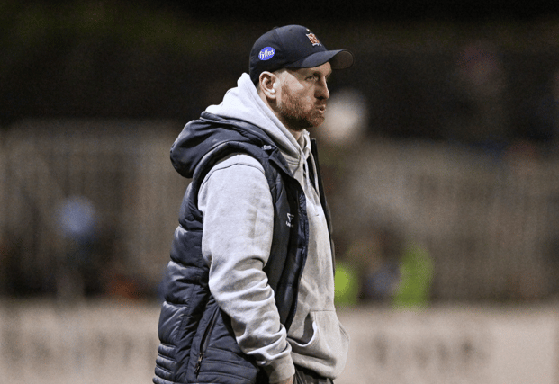 Dundalk head coach Stephen O'Donnell. Photo by Ben McShane/Sportsfile