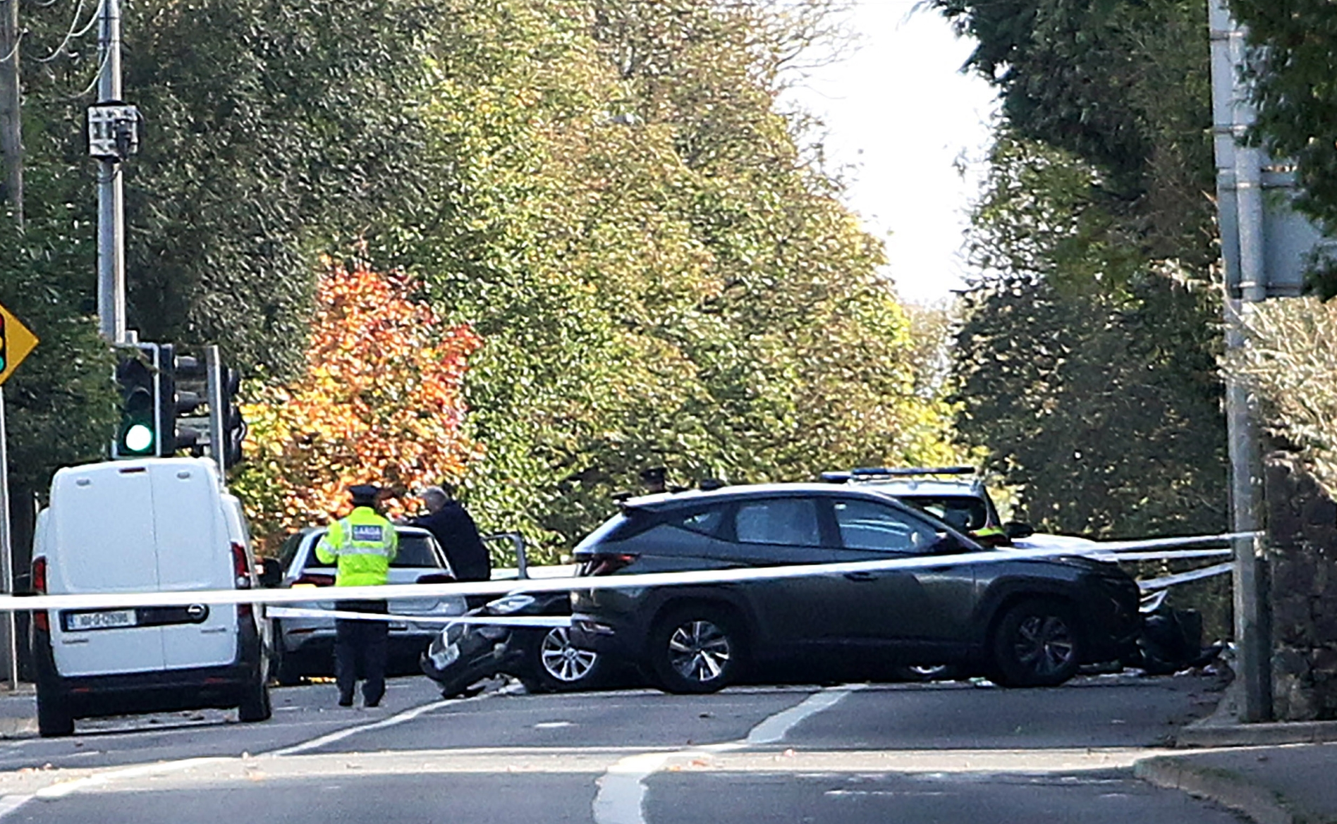 The scene of the fatal hit-and-run in Casteltroy