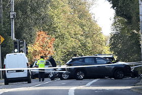 The scene of the fatal hit-and-run in Casteltroy