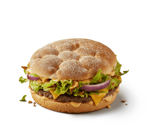 The Big & Cheesy - made up of a 100% beef patty with two slices of cheese, red onions, crispy onions and cheese sauce in a freshly toasted flour dusted bun - is among the new offerings on the festive menu.