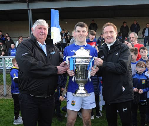 Cup for Ardee St Mary's (photographed by Arthur Kinahan)