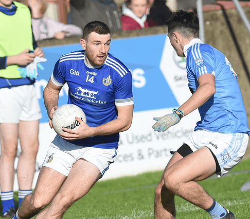 Naomh Máirtín's Sam Mulroy was in superb form last weekend, hitting 0-10 as his side defeated the Dreadnots. (Pic: Arthur Kinahan)