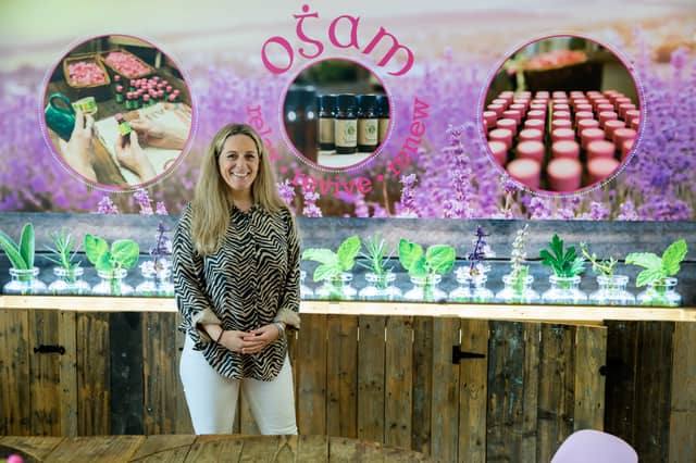Caoimhe Carroll, of Ogam Aromatherapy, a Louth business owner who benefited from taking part.