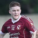 Oliver Plunkett's forward Cian Brady struck two goals in tonight's Darver clash with Dundalk Young Irelands. (Pic: Arthur Kinahan)