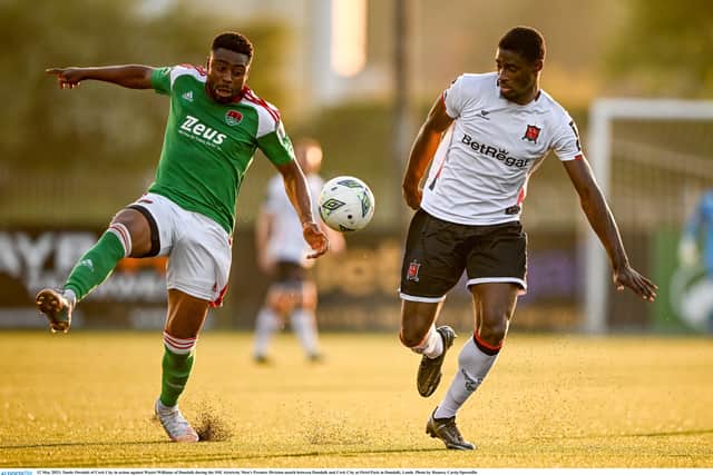 Cork seemed to be quicker and hungrier for the ball from the start. They came into the game having won only won two league games this season. One of those games was against Dundalk in Turners Cross. 