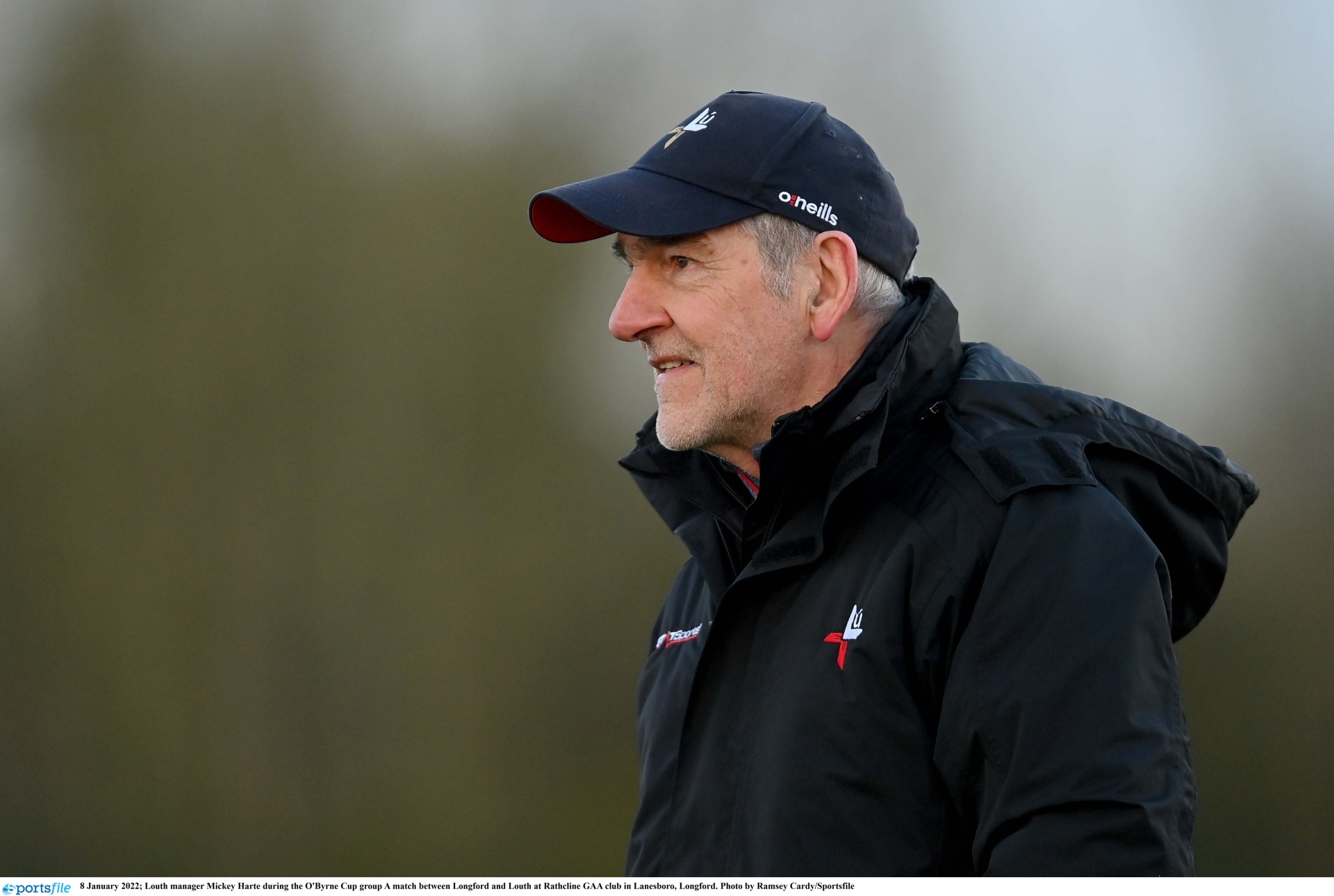 Louth GAA manager Mickey Harte. (Pic: Sportsfile)
