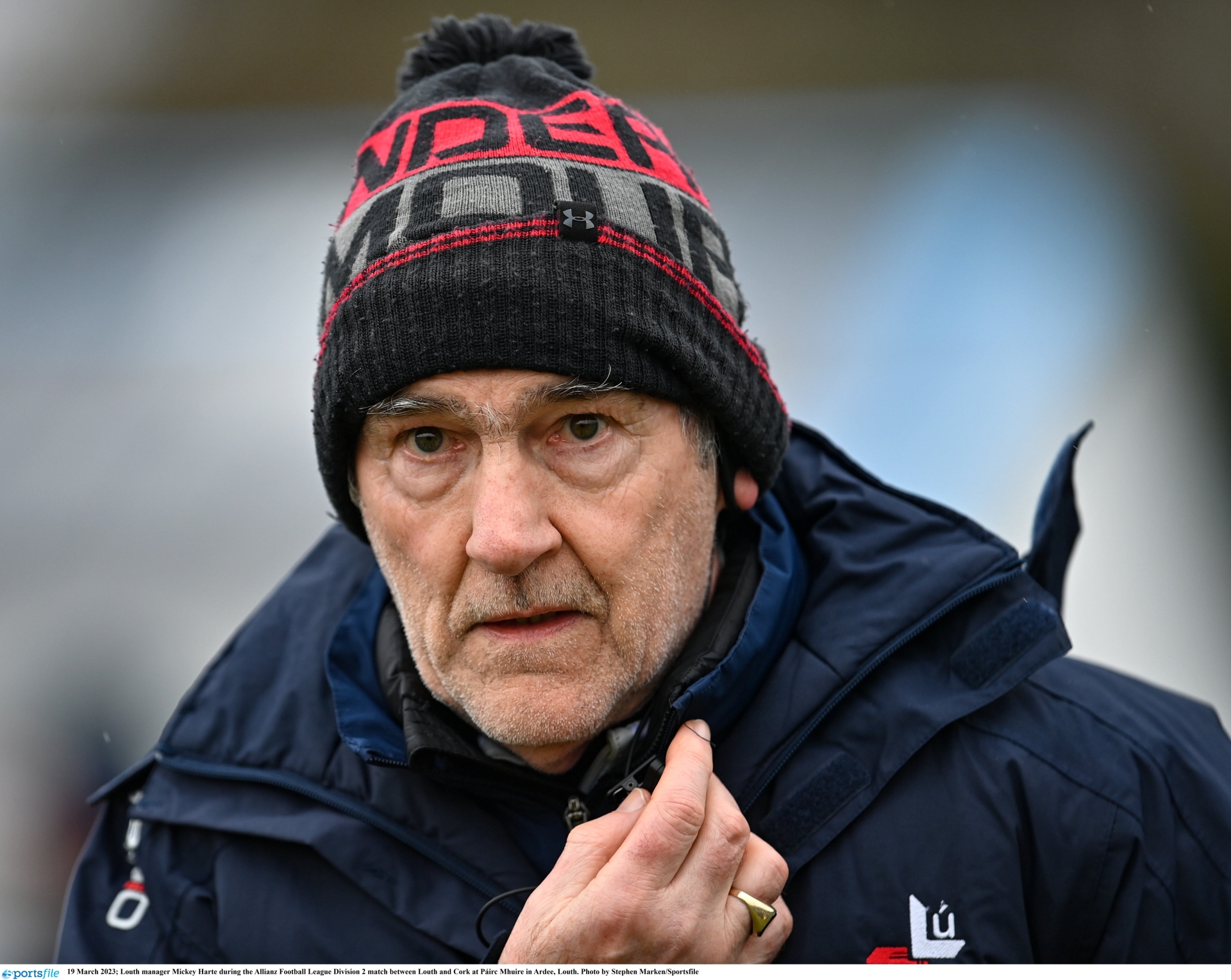 Louth GAA manager Mickey Harte. (Pic: Sportsfile)