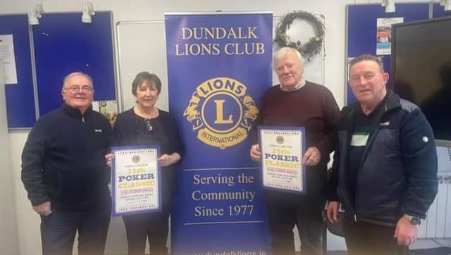 Launching the classic in February (L to R) James Watters, Catherine Doherty, President Callan Quinn and Matt Pepper