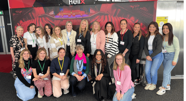 Delegation of students and staff from DkIT at conference in DCU