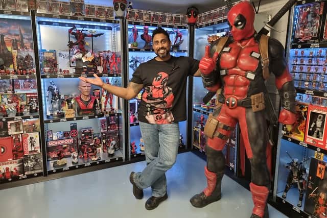“I bought as many comics as I could… and as the action figures started to come out, I collected them and had them in a little display.