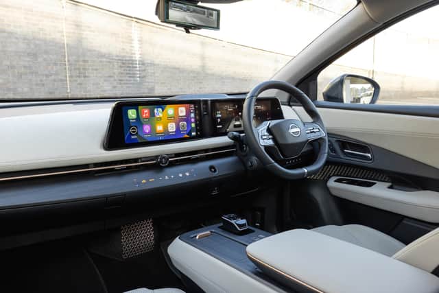 Above the dash is an all digital drivers display that extends towards the centre and integrates the infotainment system and is as good, if not better, as anything on offer from the top end manufacturers.