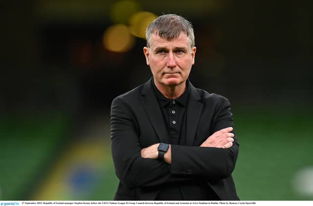 Republic of Ireland manager Stephen Kenny. (Pic: Sportsfile)