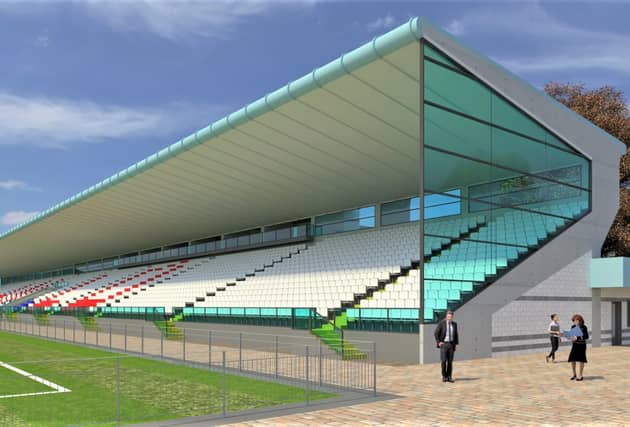 A computer-generated image of the proposed new Louth GAA Stadium, that secured significant funding via the Government’s Immigrant Investor Programme