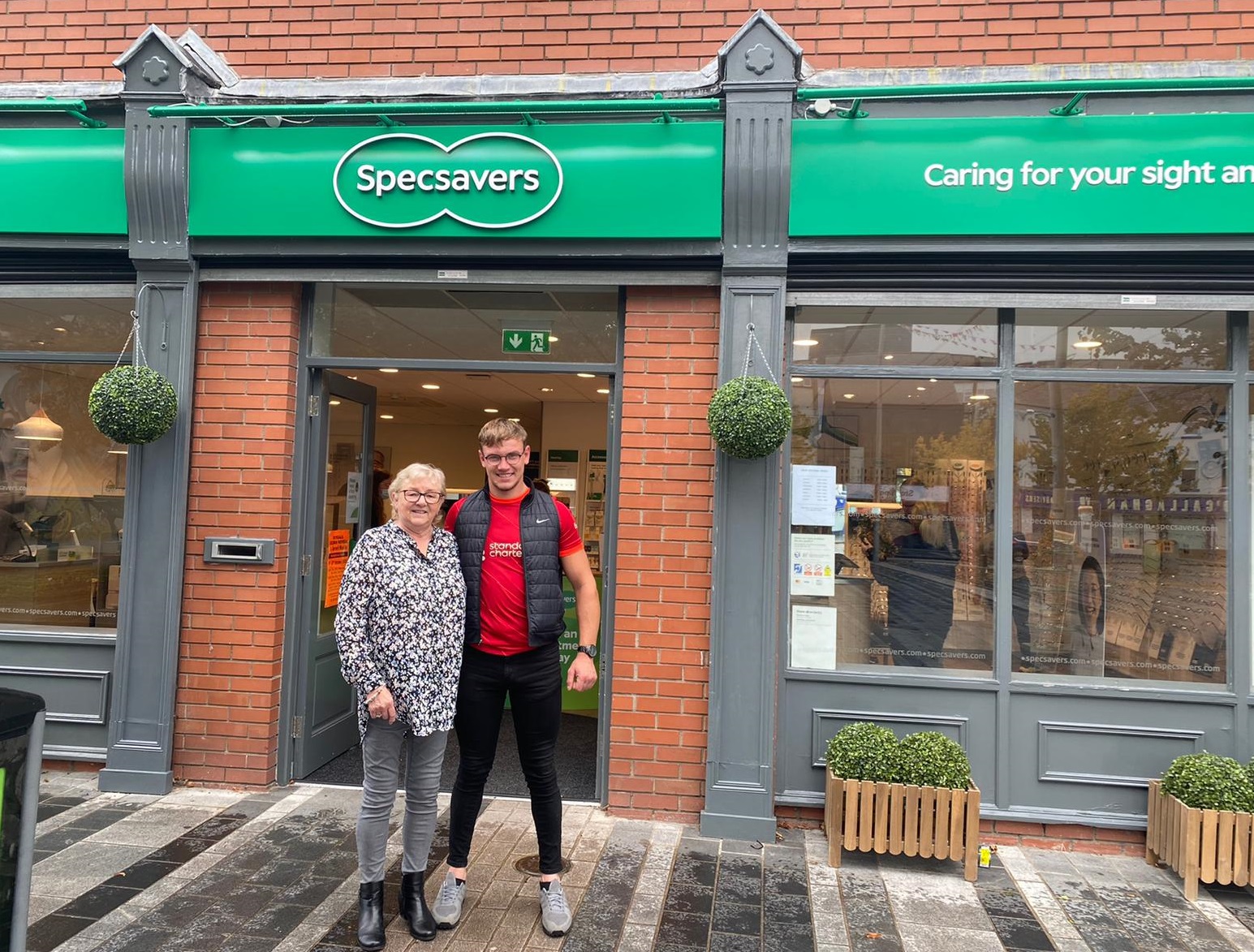 Margaret Byrne and grandson Conor Rooney