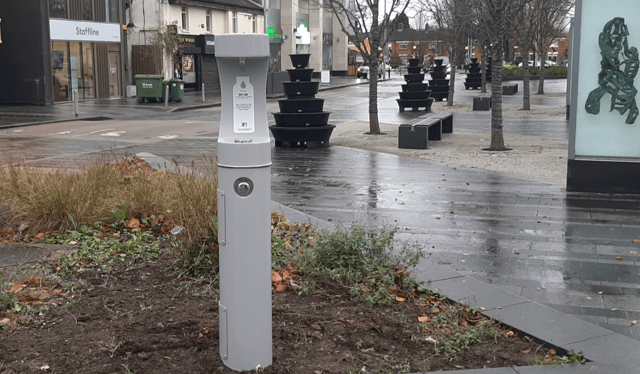 Free water dispenser installed at Square in Dundalk