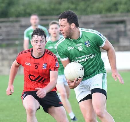 The Geraldine's Shane O'Hanlon will need to be on his game if his side are to defeat St Fechins on Sunday. (Pic: Arthur Kinahan)