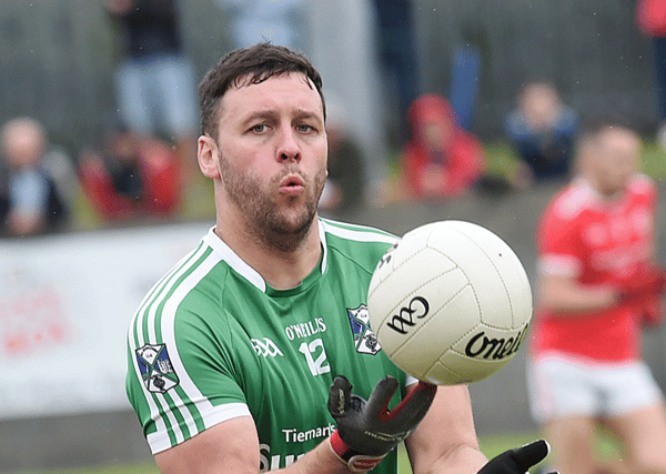 Shane O'Hanlon sparked his team back into life in the second half with seven points. (Pic: Arthur Kinahan)