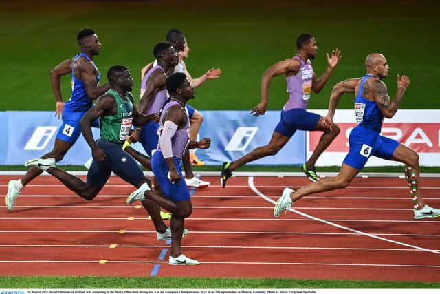 To those that had seen him earlier in the heats this was no surprise, a race he coasted to victory in with a time of 10.19. Of course much greater things were to come for the former St Mary's College student.