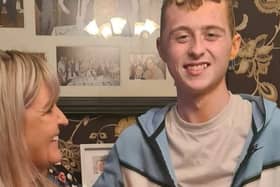 Stephen and his mother Jean