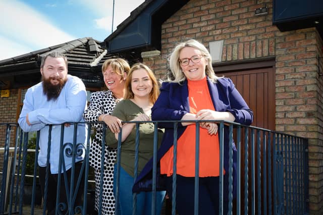 My Life Director of Care Barbara Murphy with some of her colleagues
