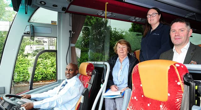 Abdulkadir Yusuf (Matthews.ie), Cathy Bacon (Trainer), Majella Lambe (Matthews.ie), Aidan Callan (Dundalk Chamber Skillnet)