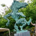 The statue’s creator said that the setting was appropriate, remarking that it was ‘a wild place for a wild thing’