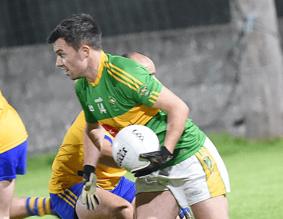 Stephen Kilcoyne hit five points as Sean O'Mahonys defeated Dundalk Gaels in the Sheelan Shield. (Pic: Arthur Kinahan)